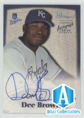 2000 Bowman Dee Brown #DB Auto